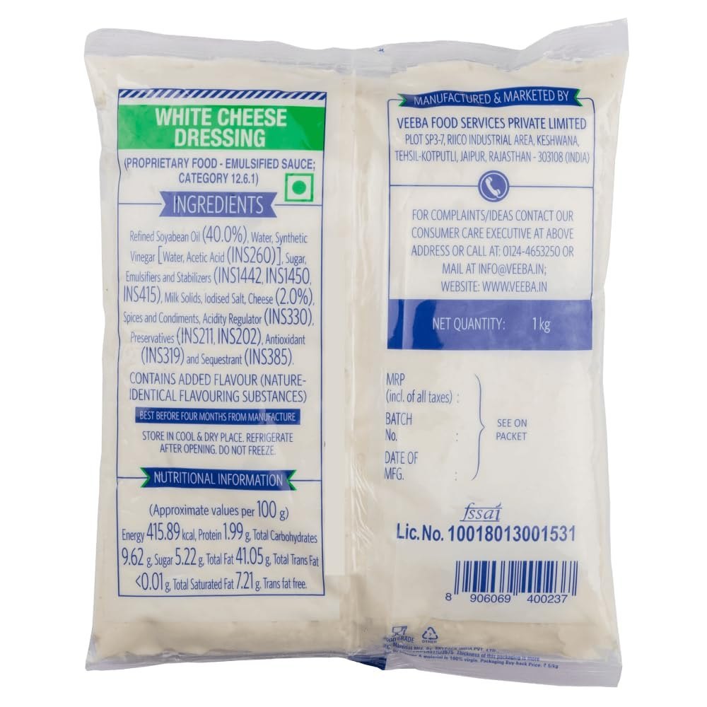 Veeba White Cheese Blend1Kg - Image 2