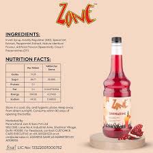 Zone Grenadine Flavoured Syrup 1L - Image 3