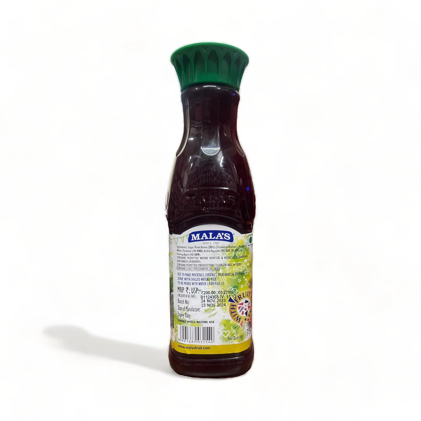 Mala's Blueberry Crush 750M - Image 2