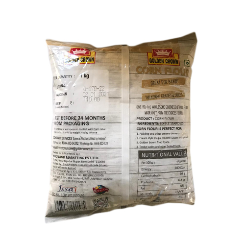 Golden Crown Corn Starch 1Kg - Image 3