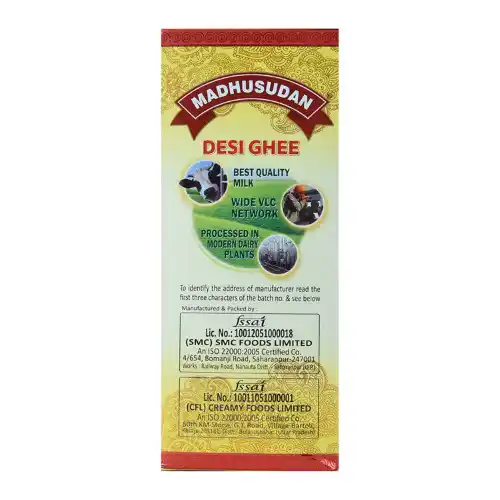 Madhusudan Ghee Ceka 900 Ml - Image 2