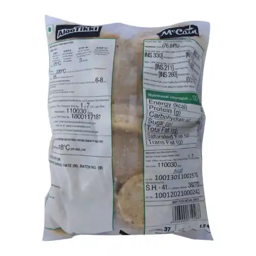 Mccain Aloo Tikki 1.5Kg - Image 3