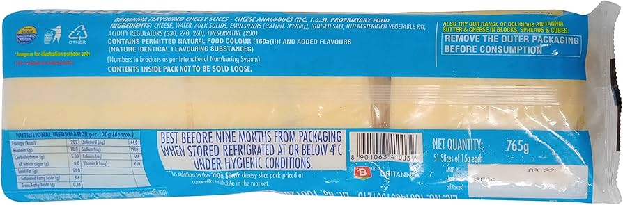 Britannia Cheese Slice 765G - Image 2