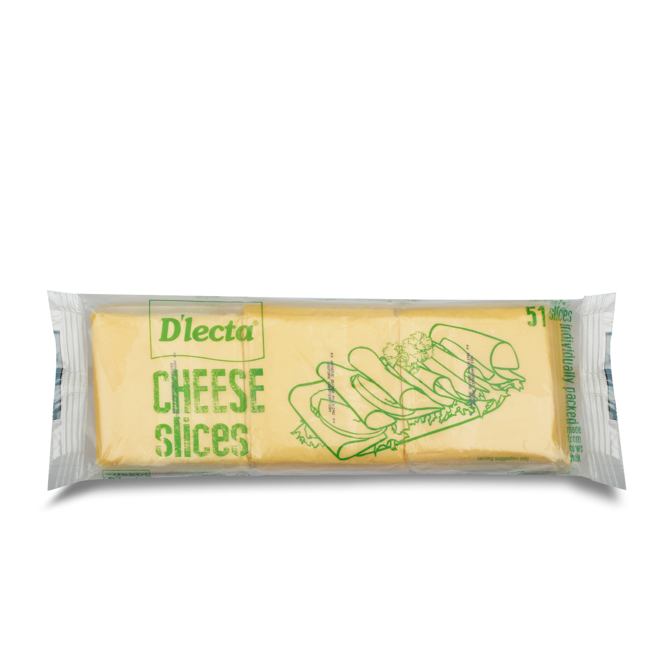 Dlecta Processed Cheese Slices 765G