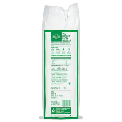 ITC Masterchef Veg Burger Patty Regular 1Kg - Image 3