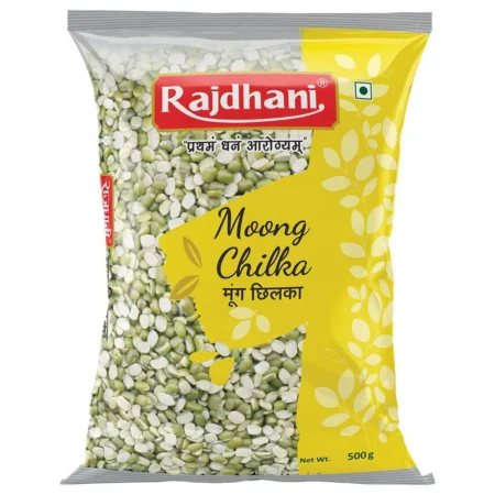 Rajdhani Moong Dal Chilka 500G