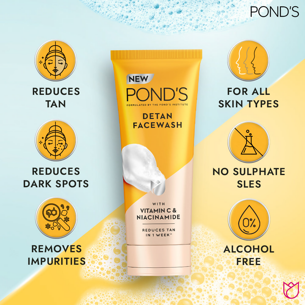 Ponds Detan Face Wash 100G