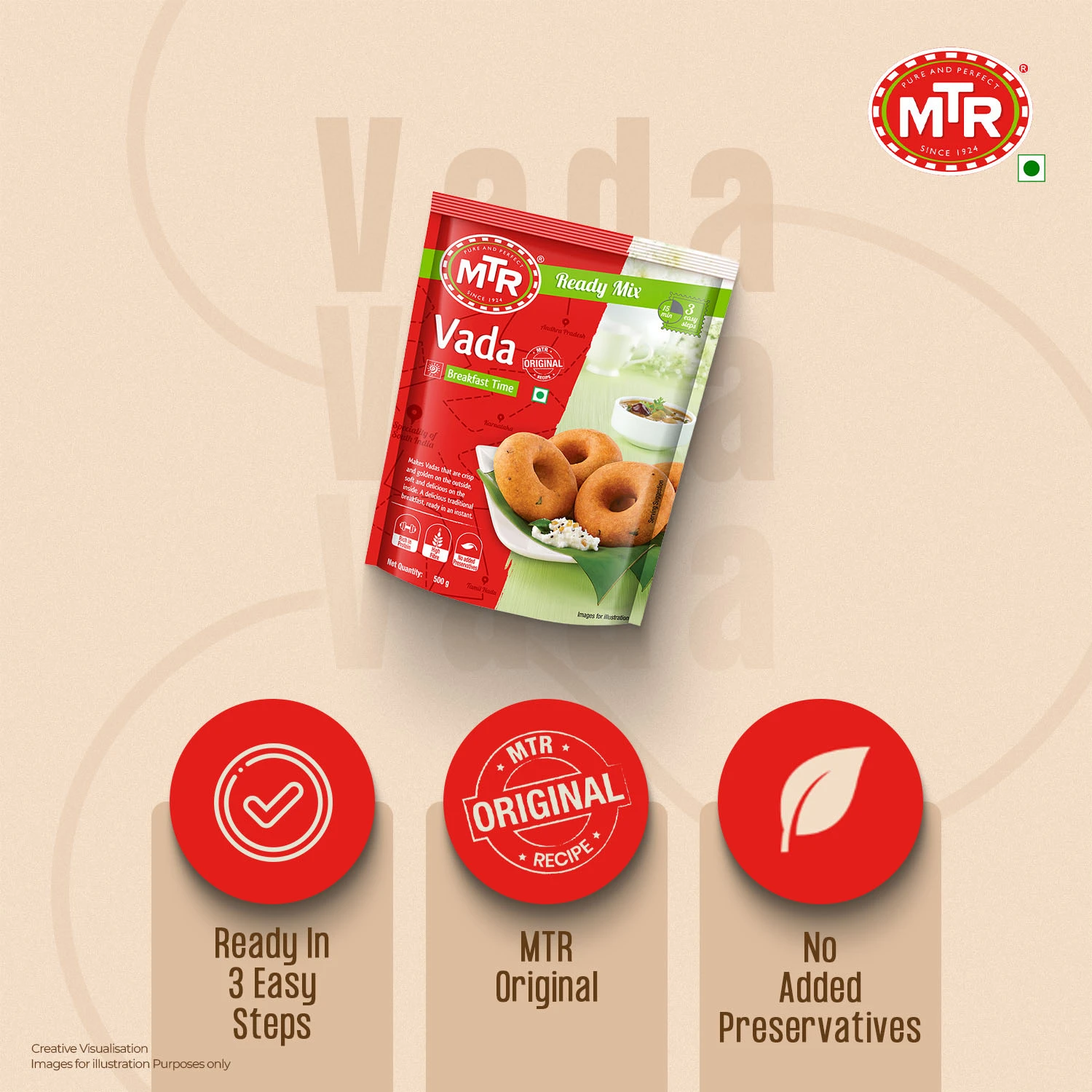 MTR Vada Mix 500 G