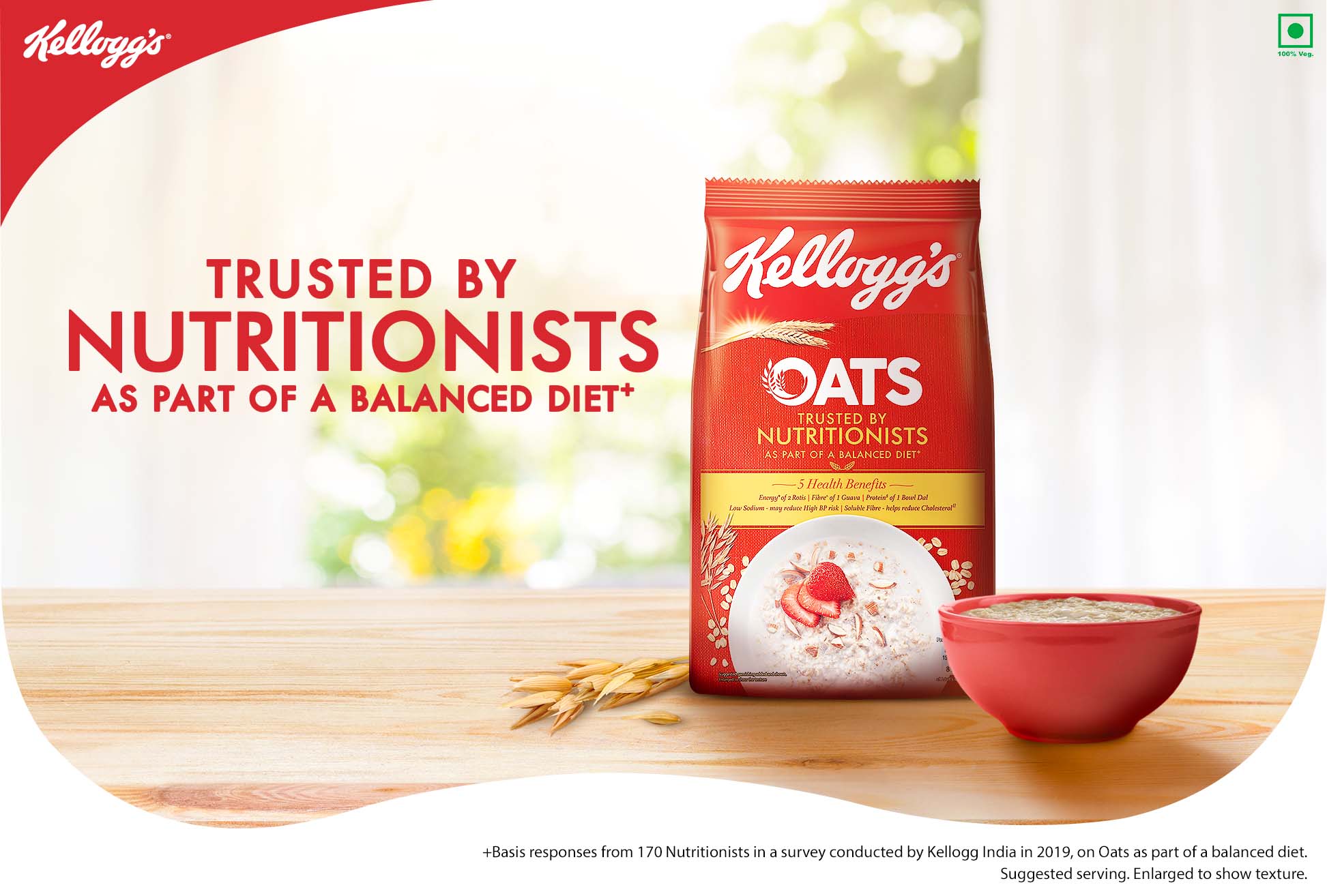 Kelloggs Oats 900 G