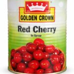 Golden Crown Red Cherry In Syrup Regular 840G