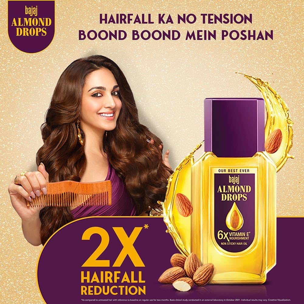 Bajaj Almond Drops Hair Oil 190 Ml