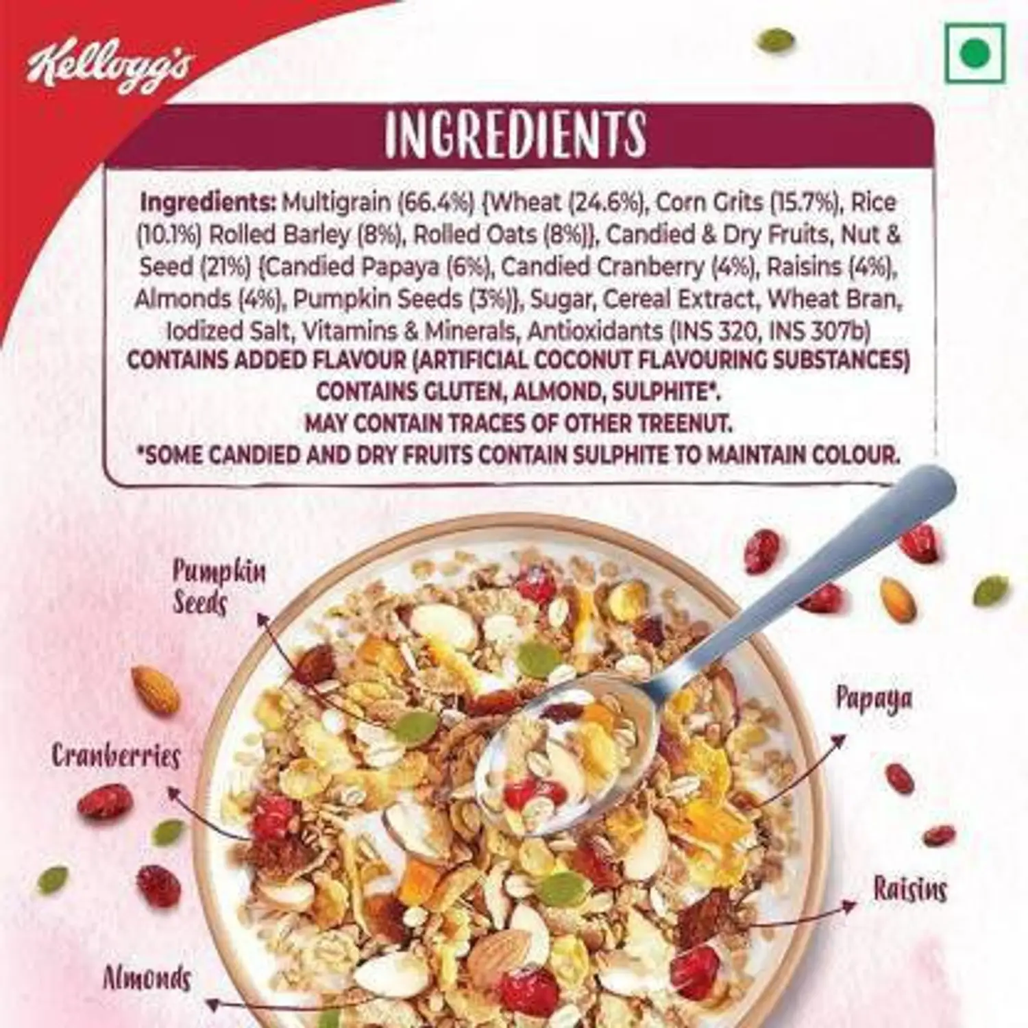 Kelloggs Muesli Fruit And Nut 750 G