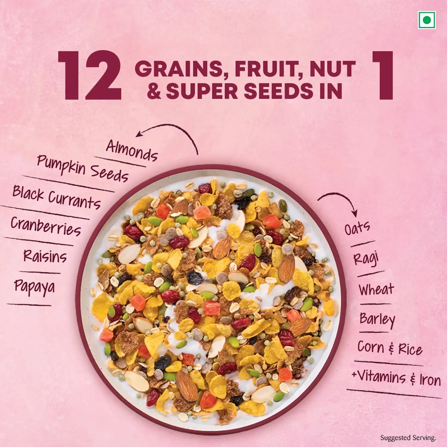 Kelloggs Muesli Fruit And Nut 750 G