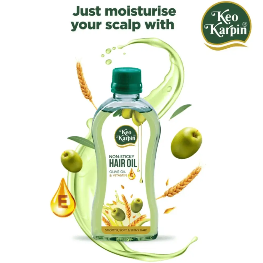 Keo Karpin Non Sticky Hair Oil 100G
