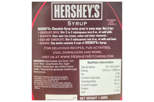 Hershey's Chocolate Syrup 1.36kg