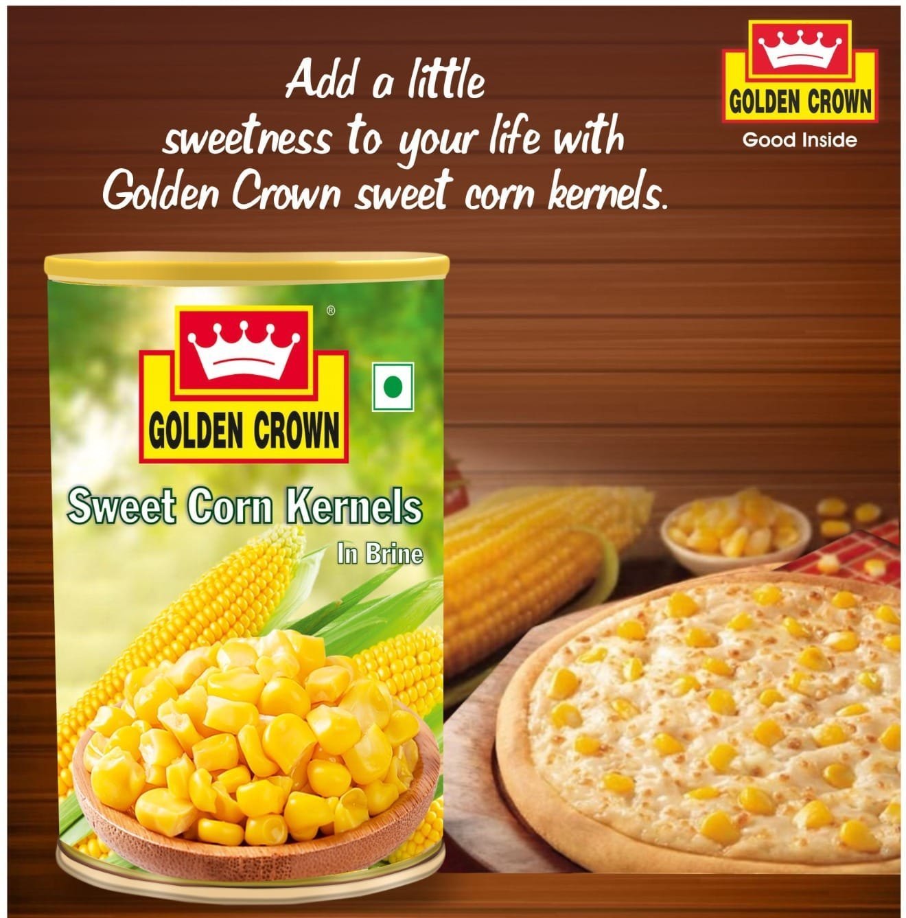 Golden Crown Sweet Corn Kernels 400G