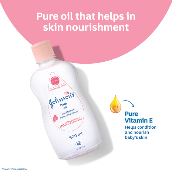 Johnsons Baby Oil 500 Ml