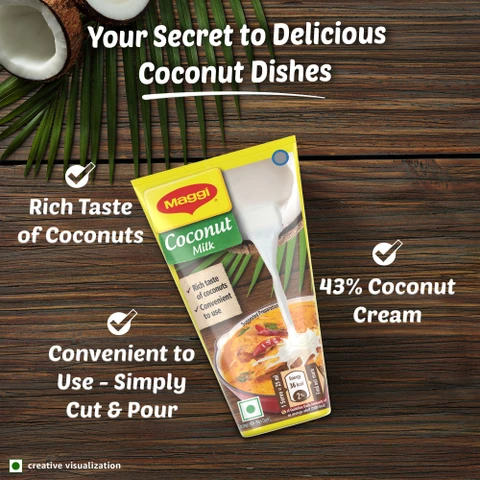 Maggi Liquid Coconut Milk 180 Ml