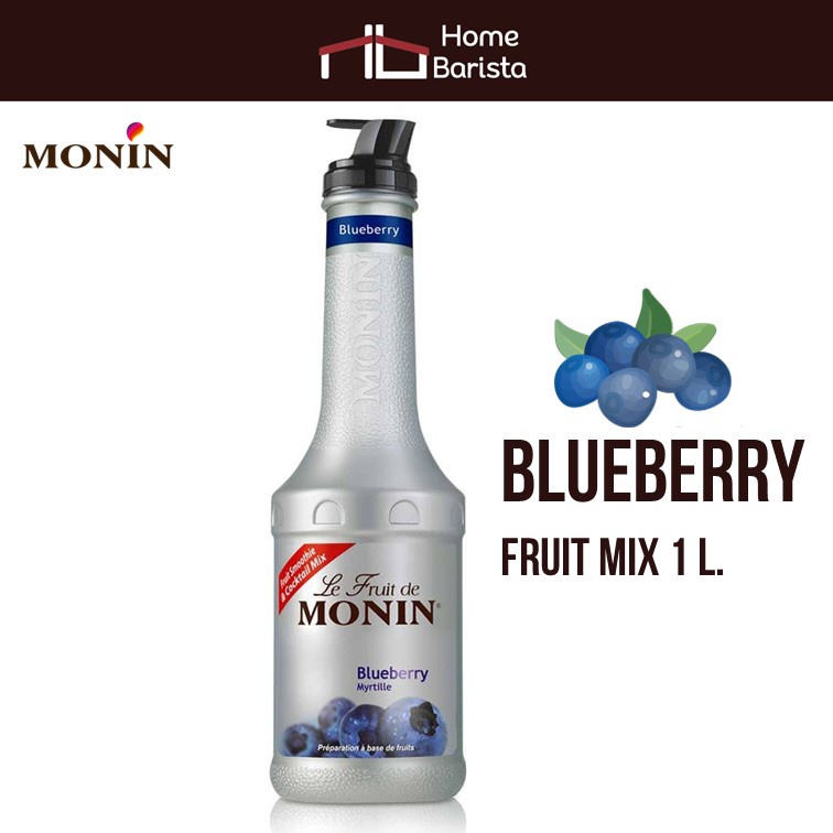 Monin Blueberry Fruit Mix Puree 1L
