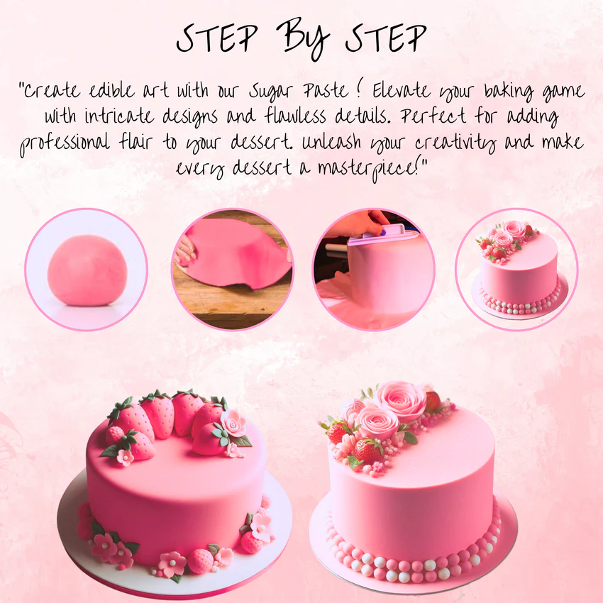 Zion Pink Sugar Paste/Fondant 1kg