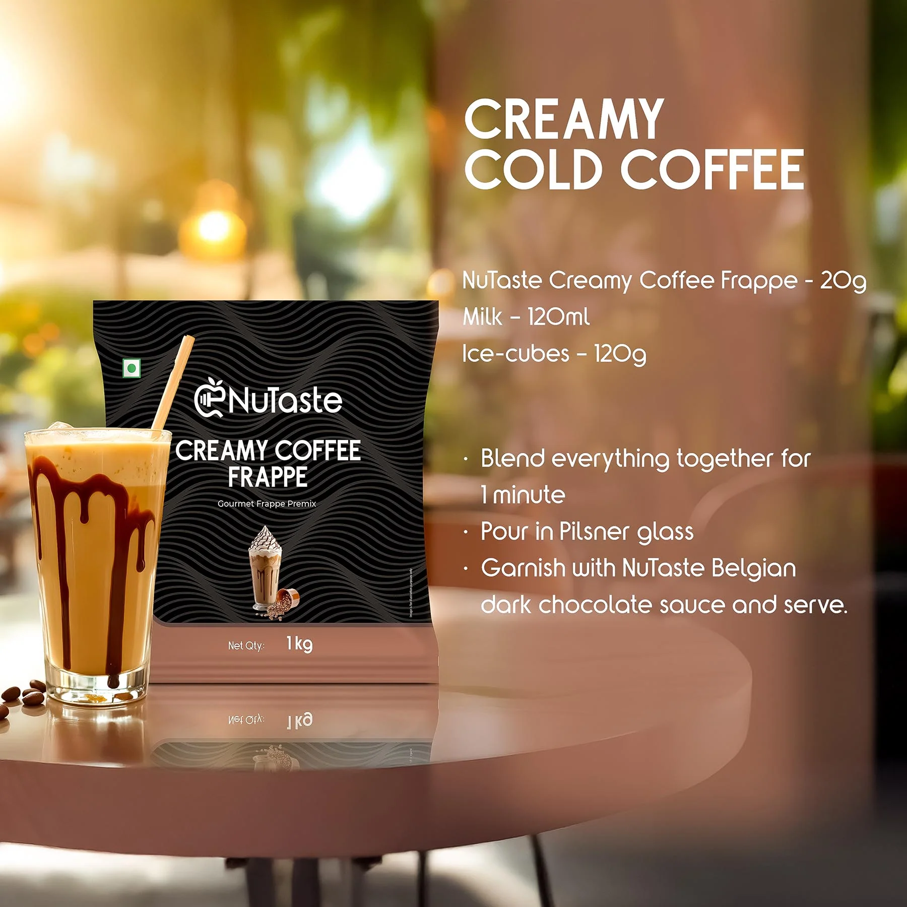 Nutaste Coffee Frappe Premix 1Kg
