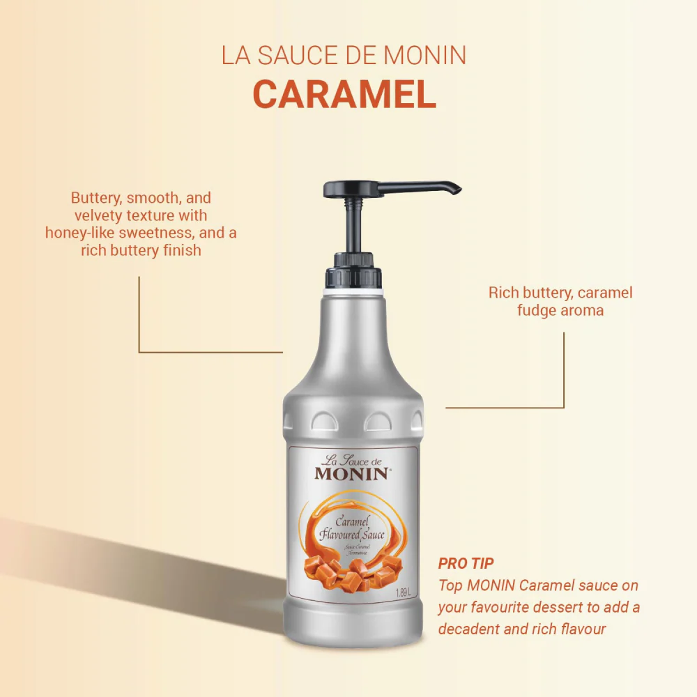 Monin Caramel Sauce 1.89L